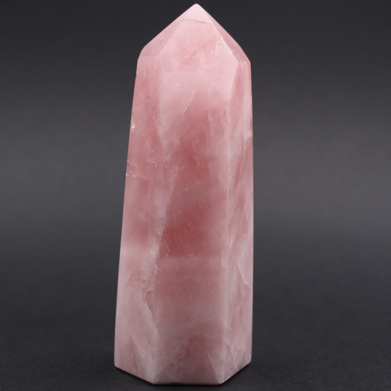 Rose quartz prism