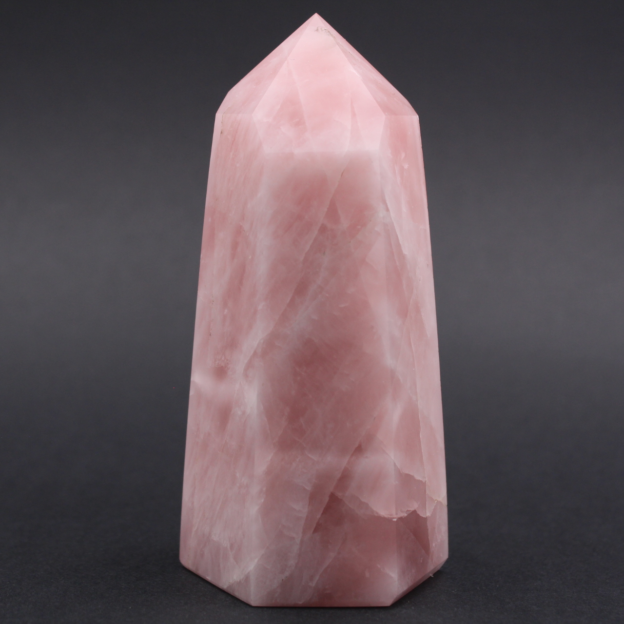 Rose quartz prism