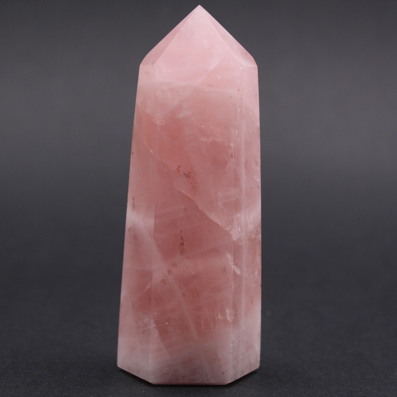Rose quartz prism