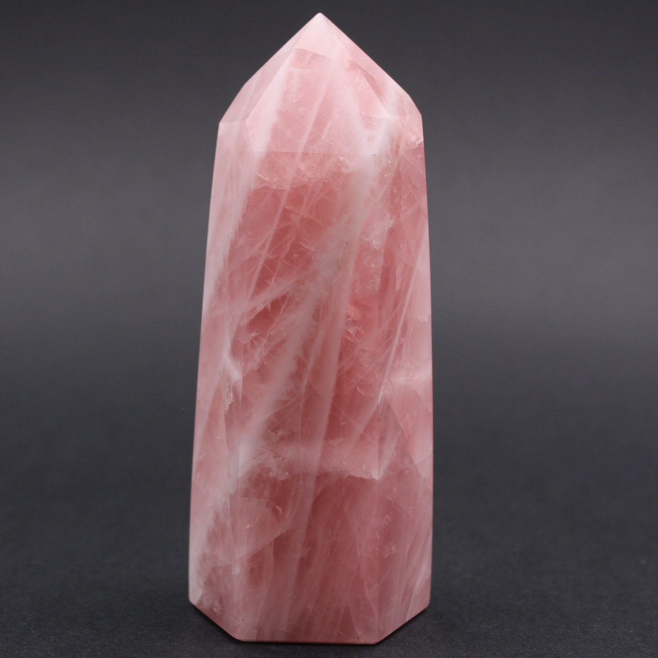 Rose quartz prism