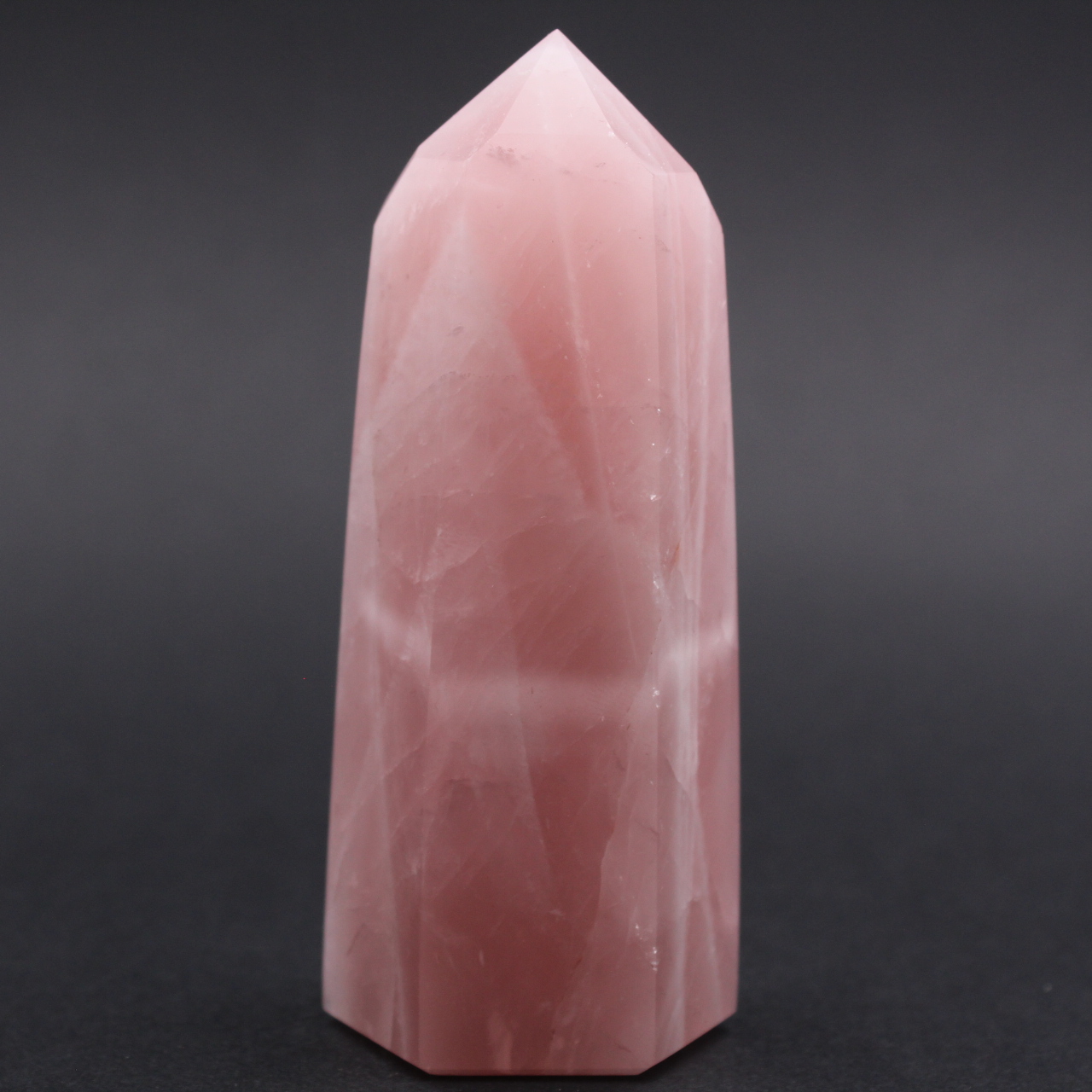 Rose quartz prism