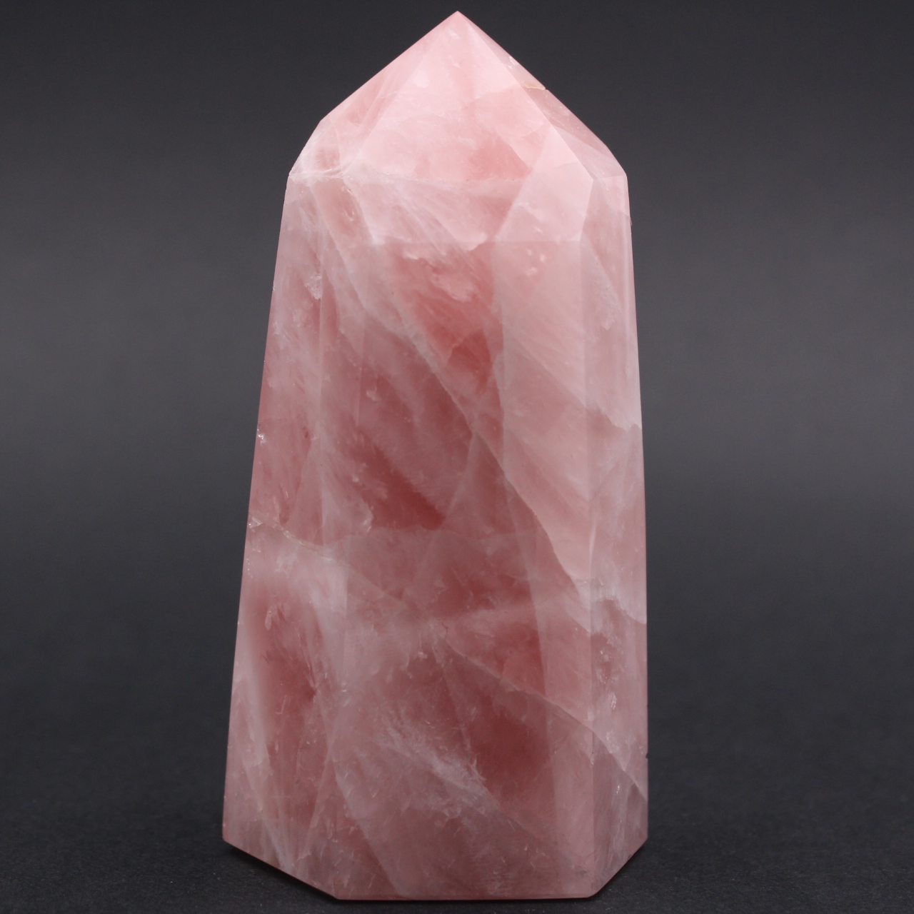 Rose quartz prism