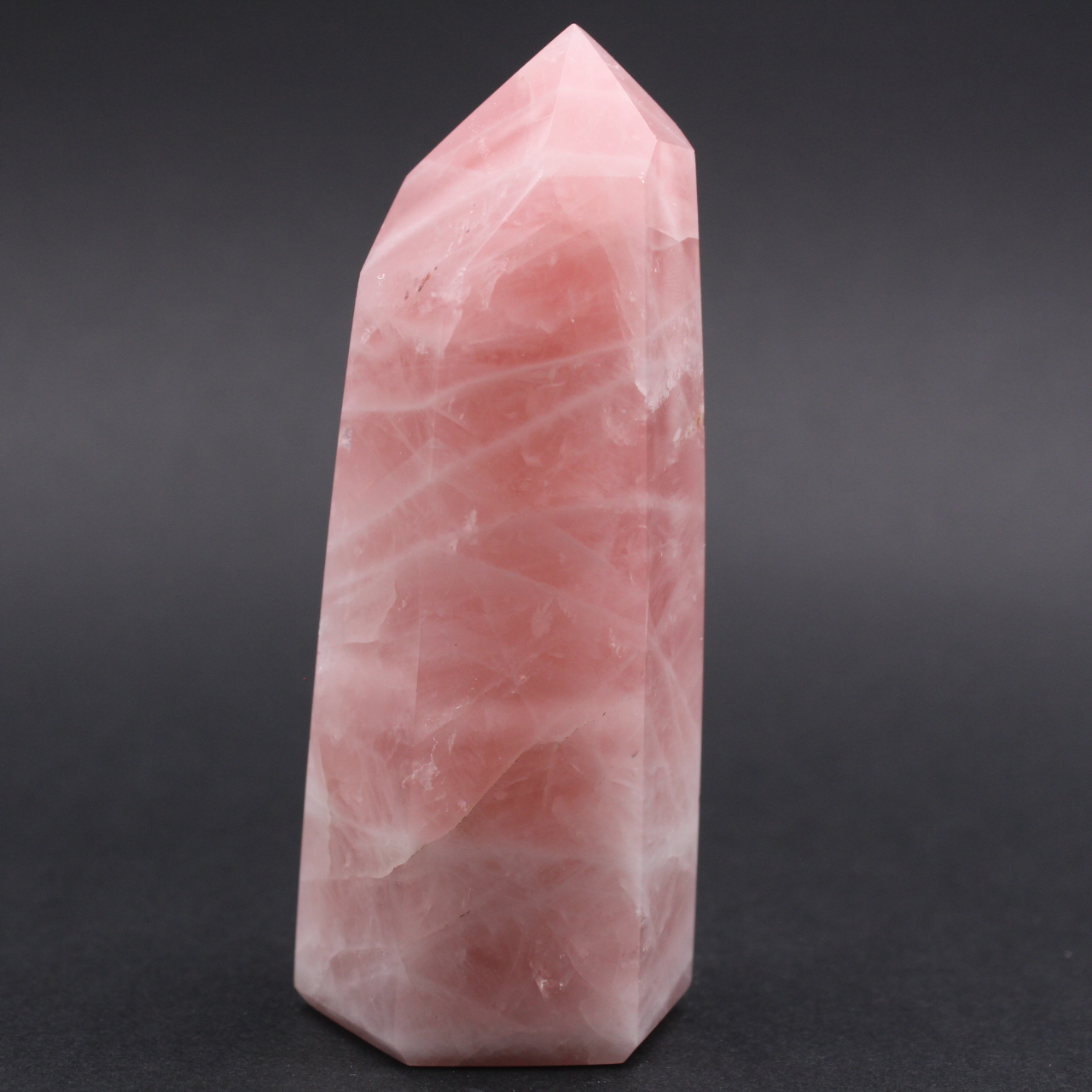 Rose quartz prism