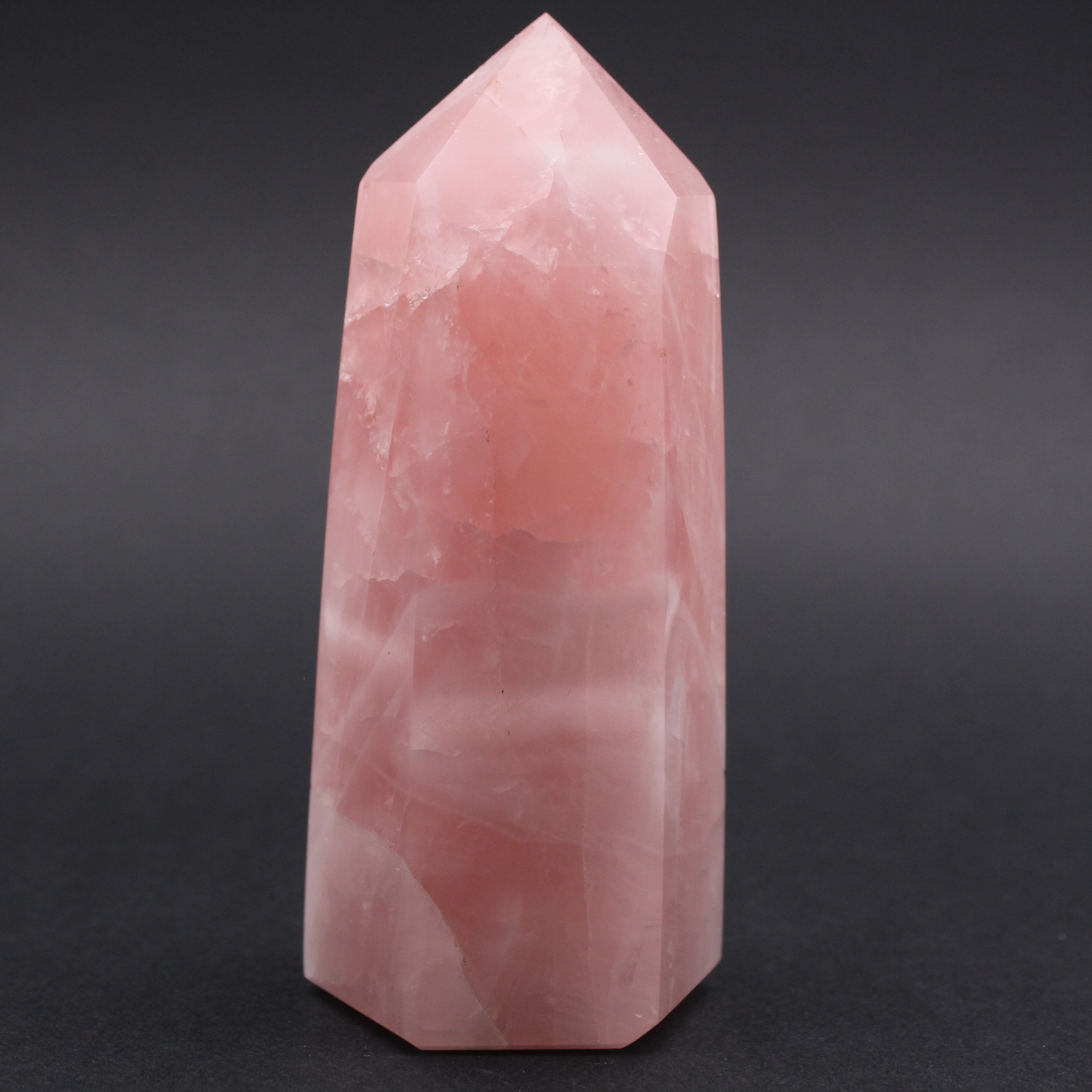 Rose quartz prism