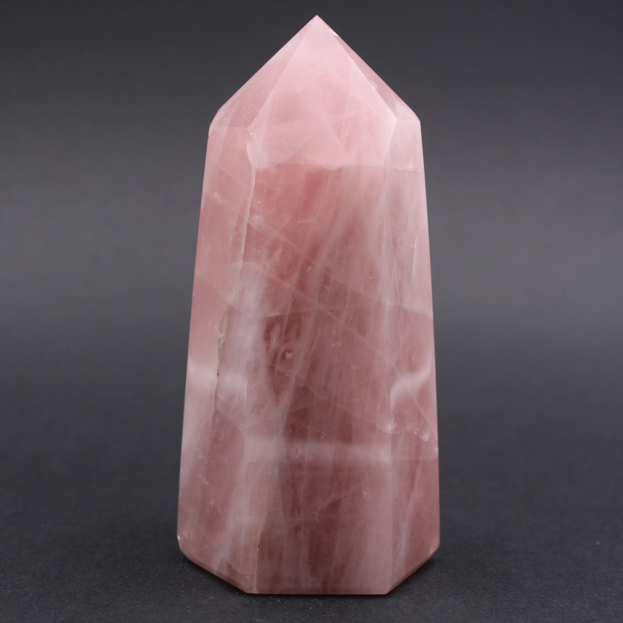 Rose quartz prism