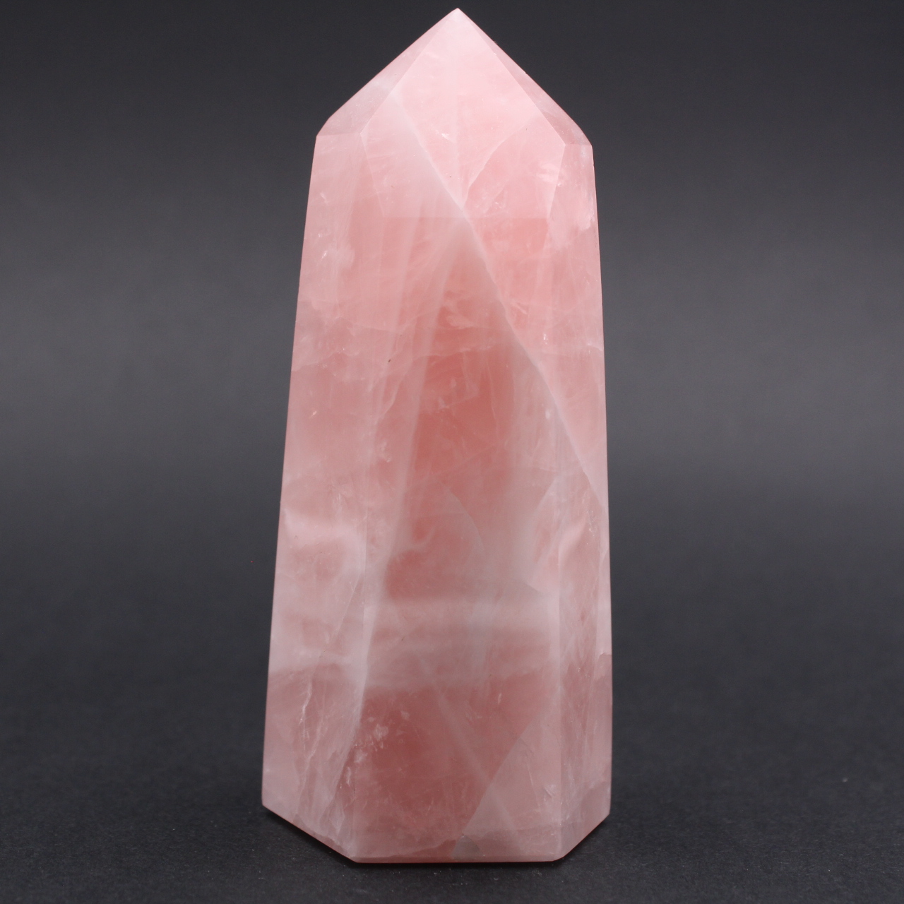 Rose quartz prism