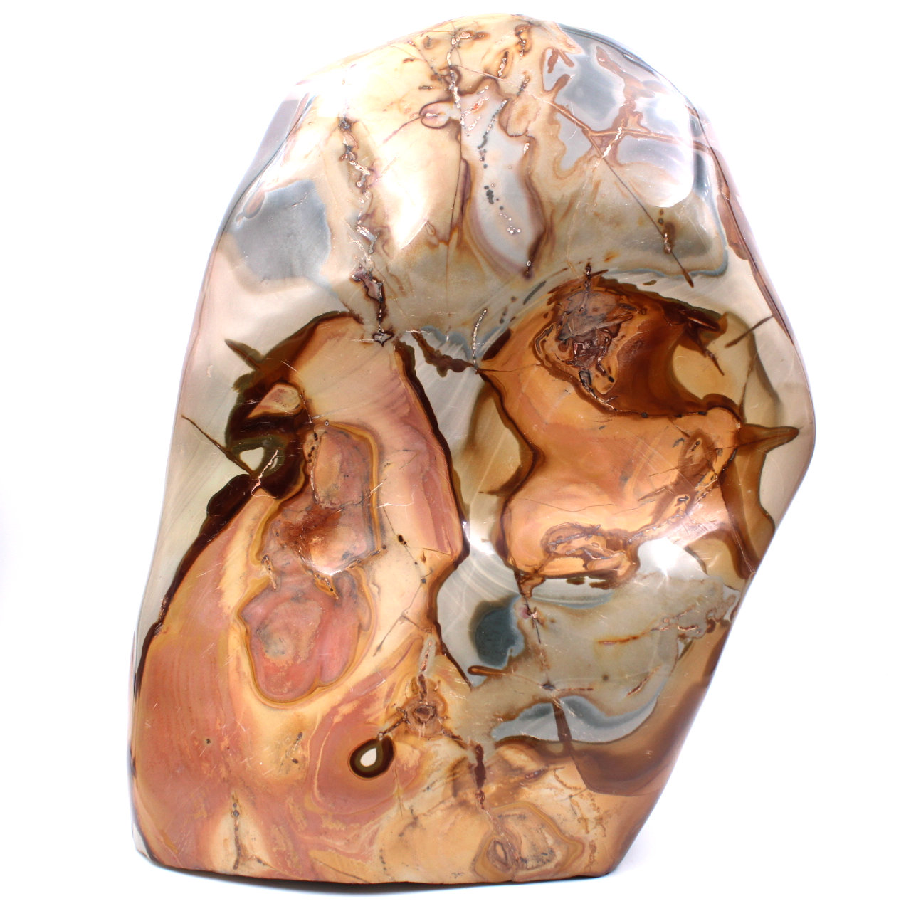 Large block of printed jasper 10 kilo, ornamental stone