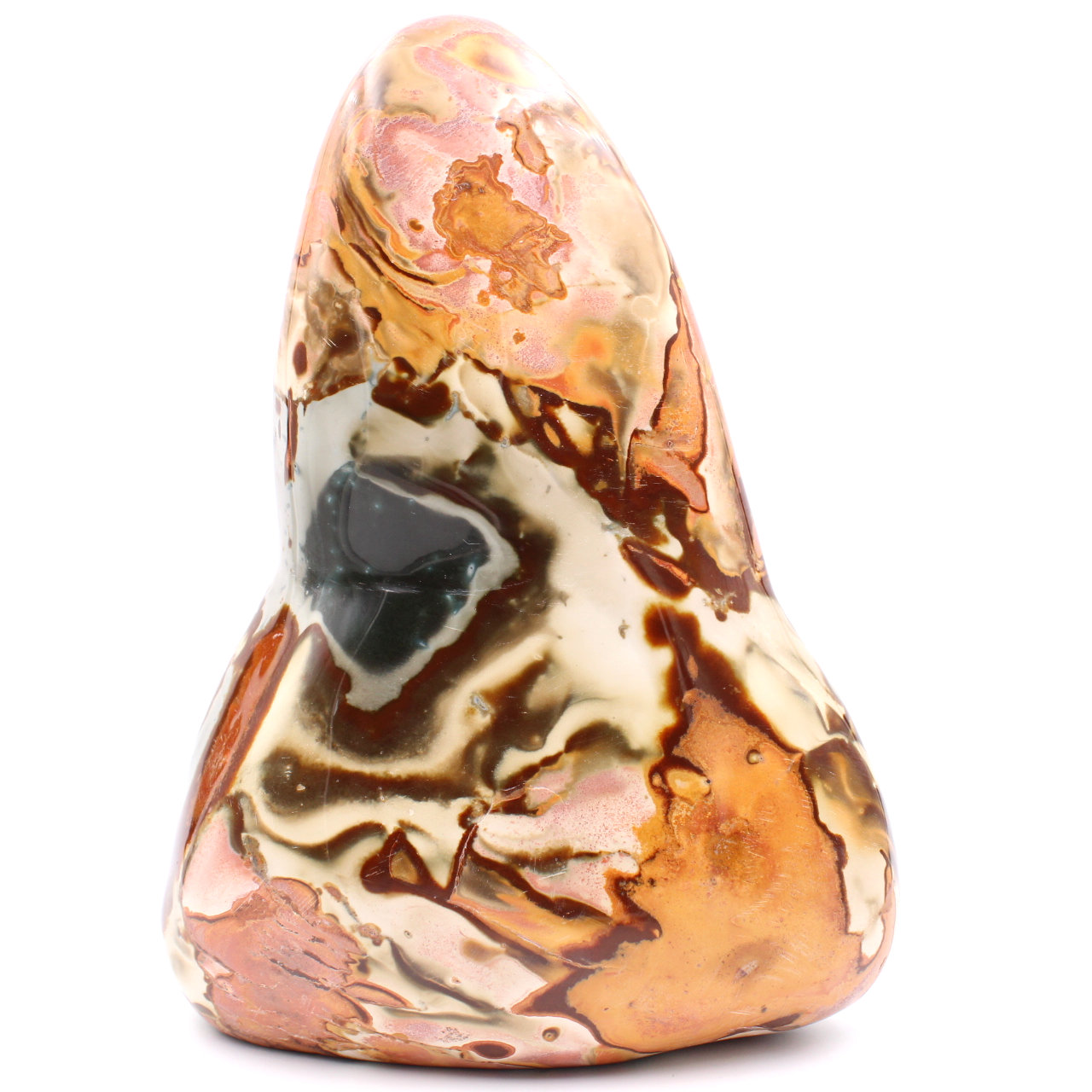Printed jasper polished 4.5 kilo ornament block