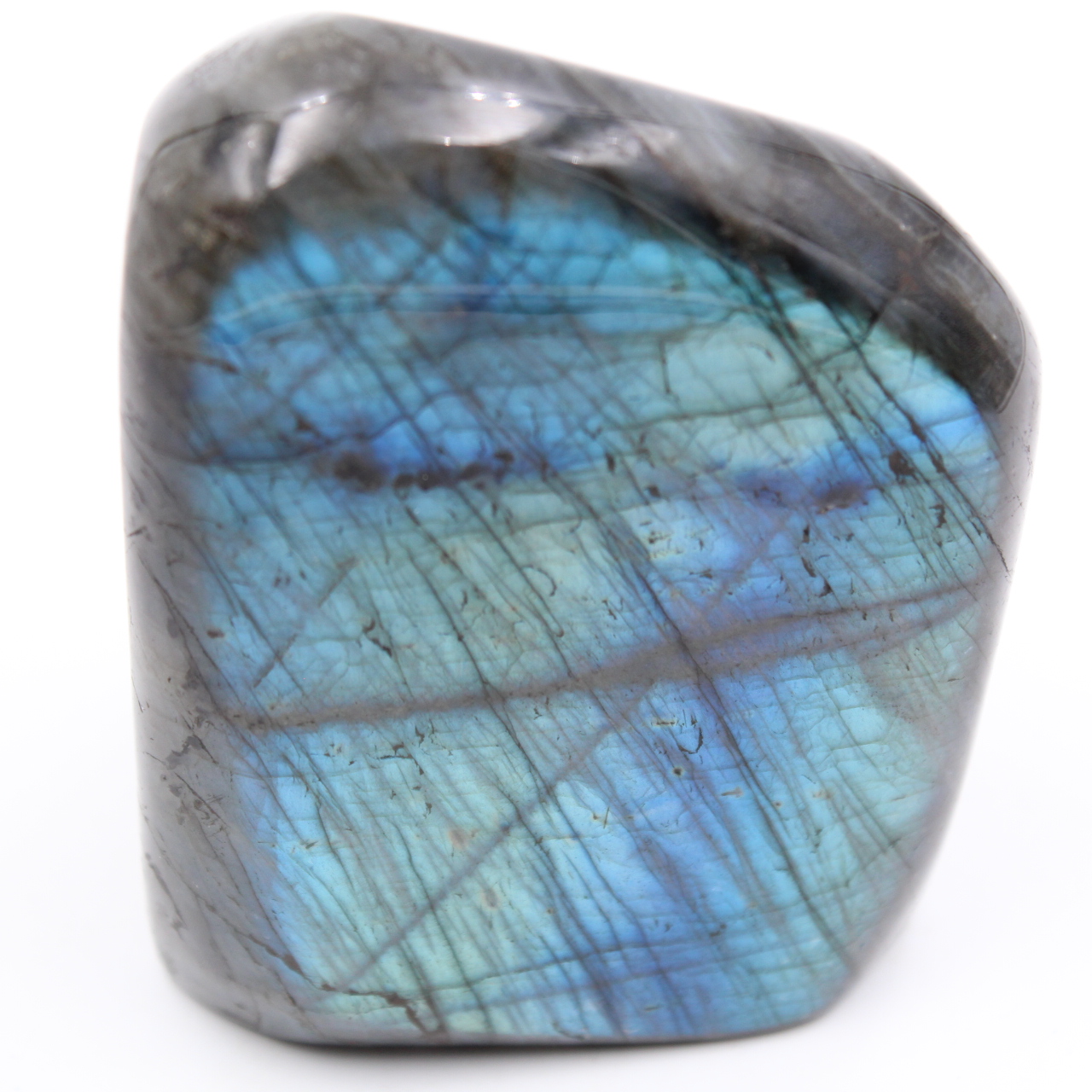 Blue Labradorite Stone, Polished Free Form
