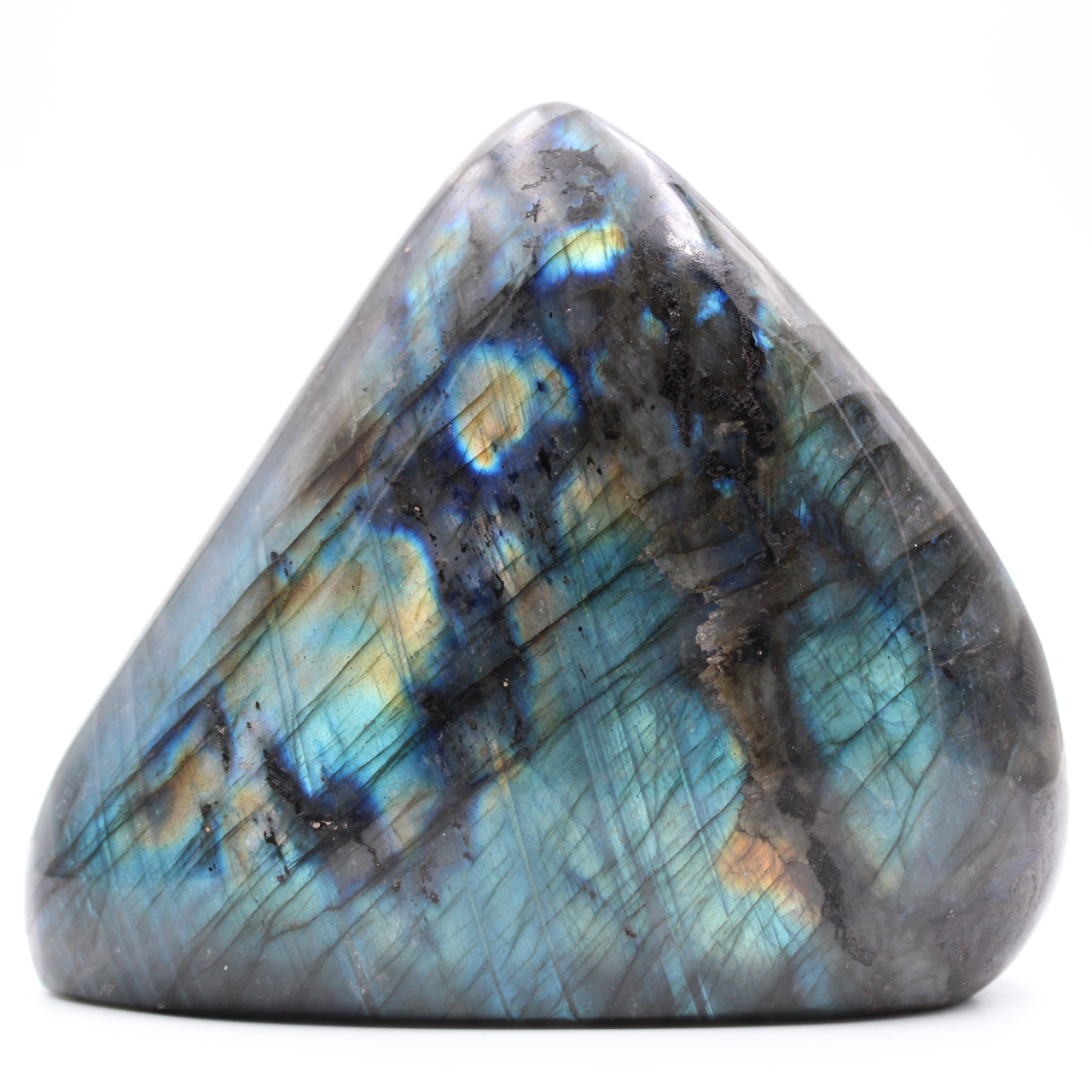 Green blue labradorite free form
