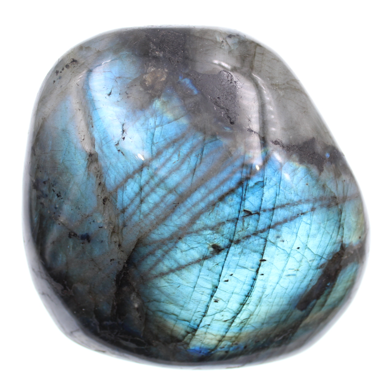Blue Polished Block Labradorite Stone