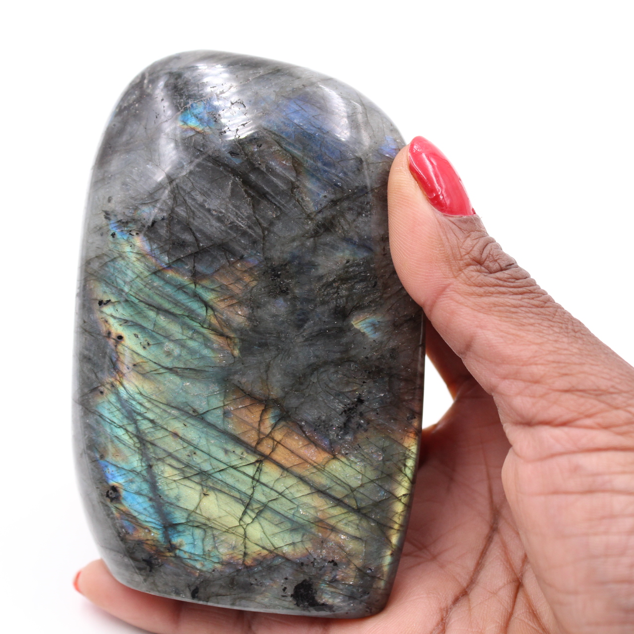 Labradorite laying stone