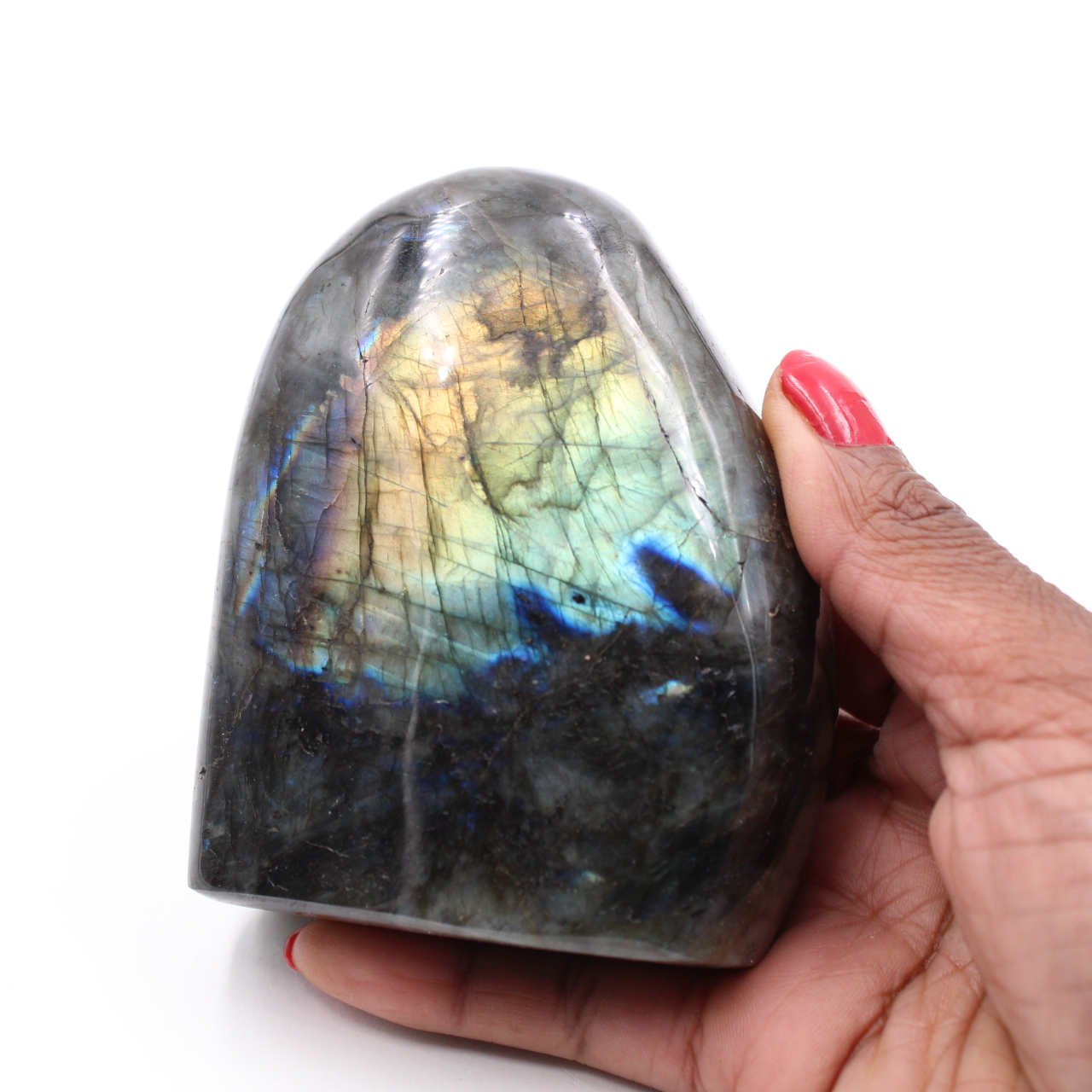 Labradorite block