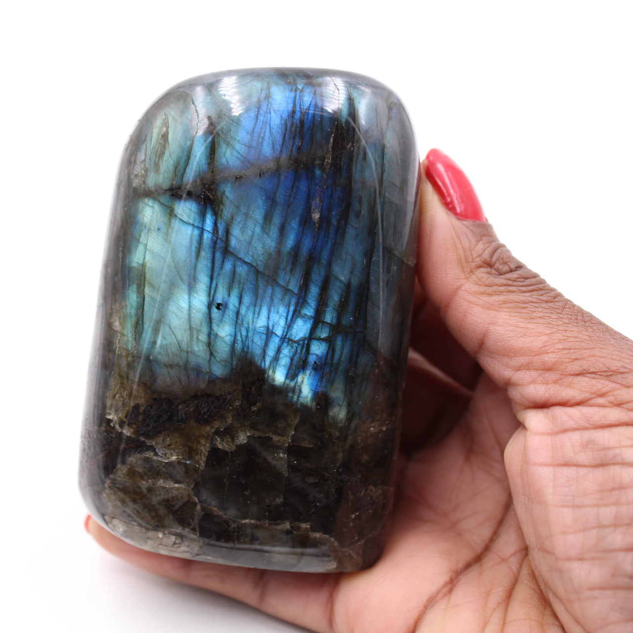 Polished form of Labradorite