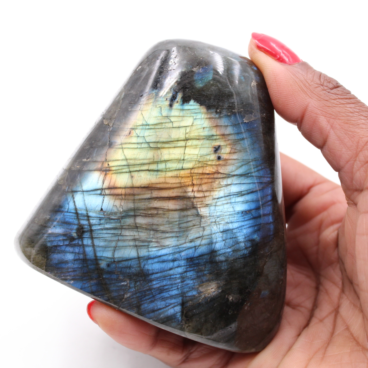 Labradorite laying stone
