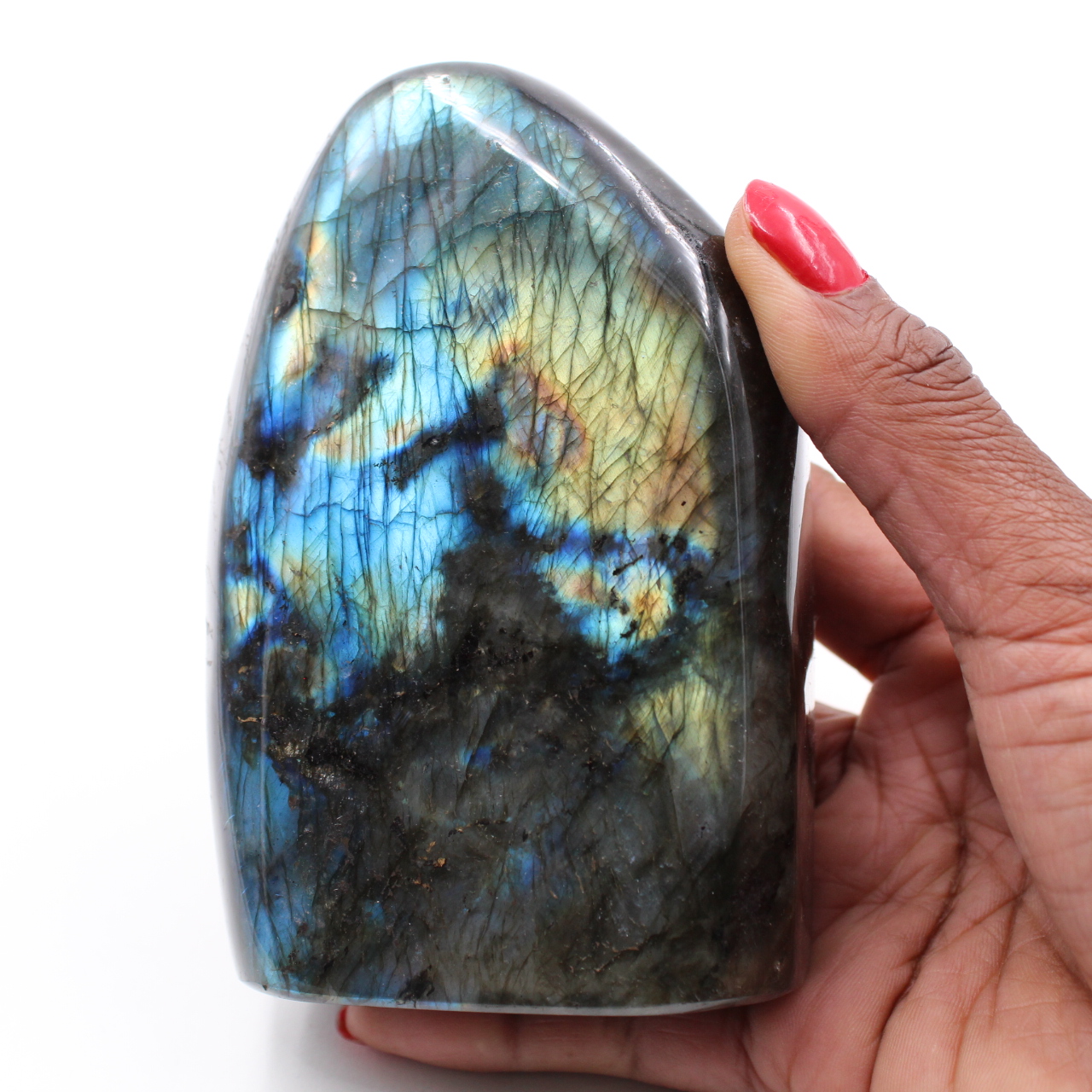 Labradorite block
