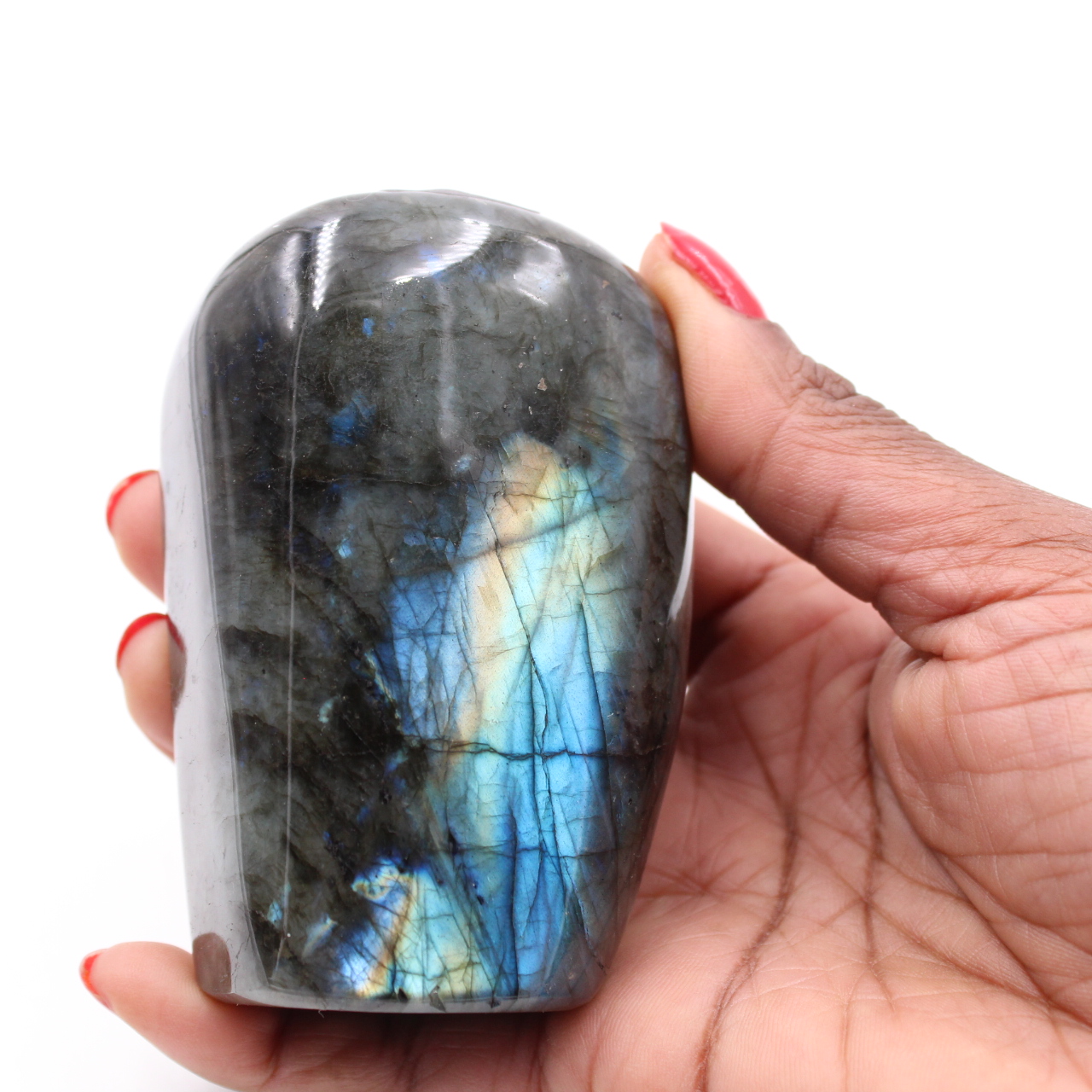 Polished labradorite for decoration