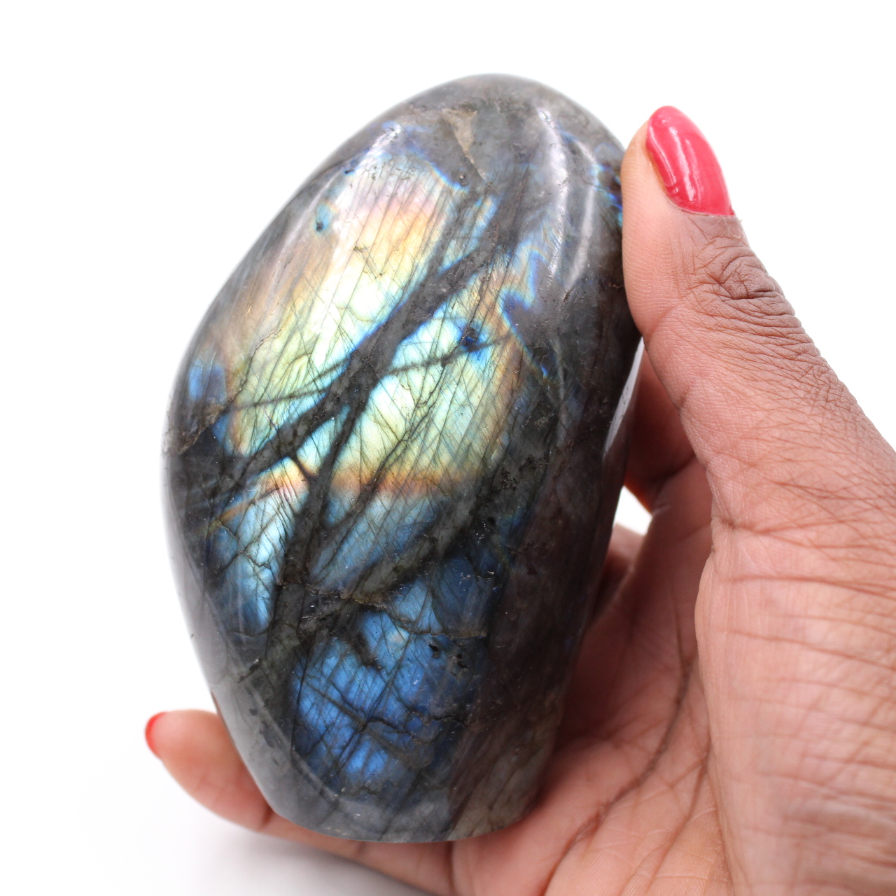 Labradorite block