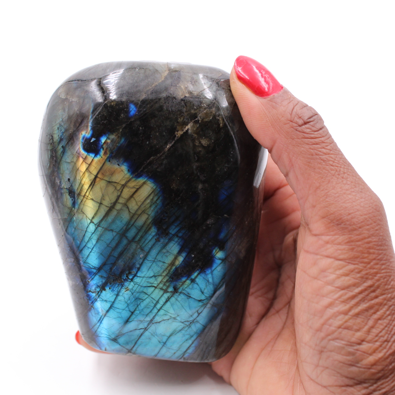 Labradorite laying stone