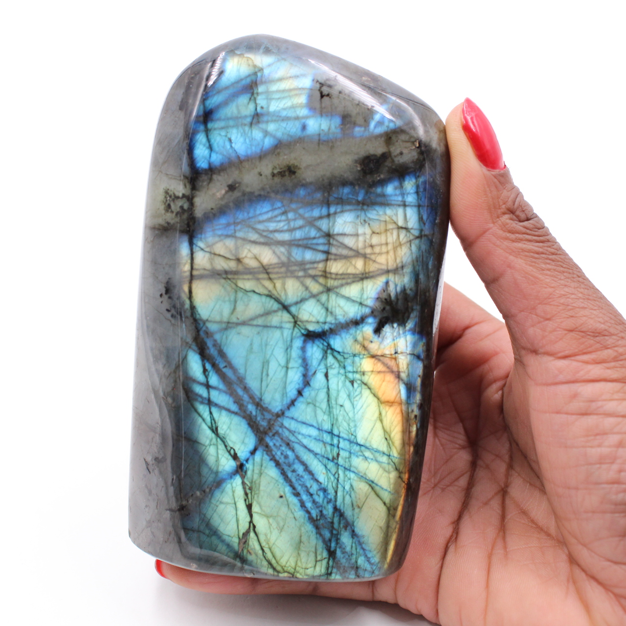 Labradorite block