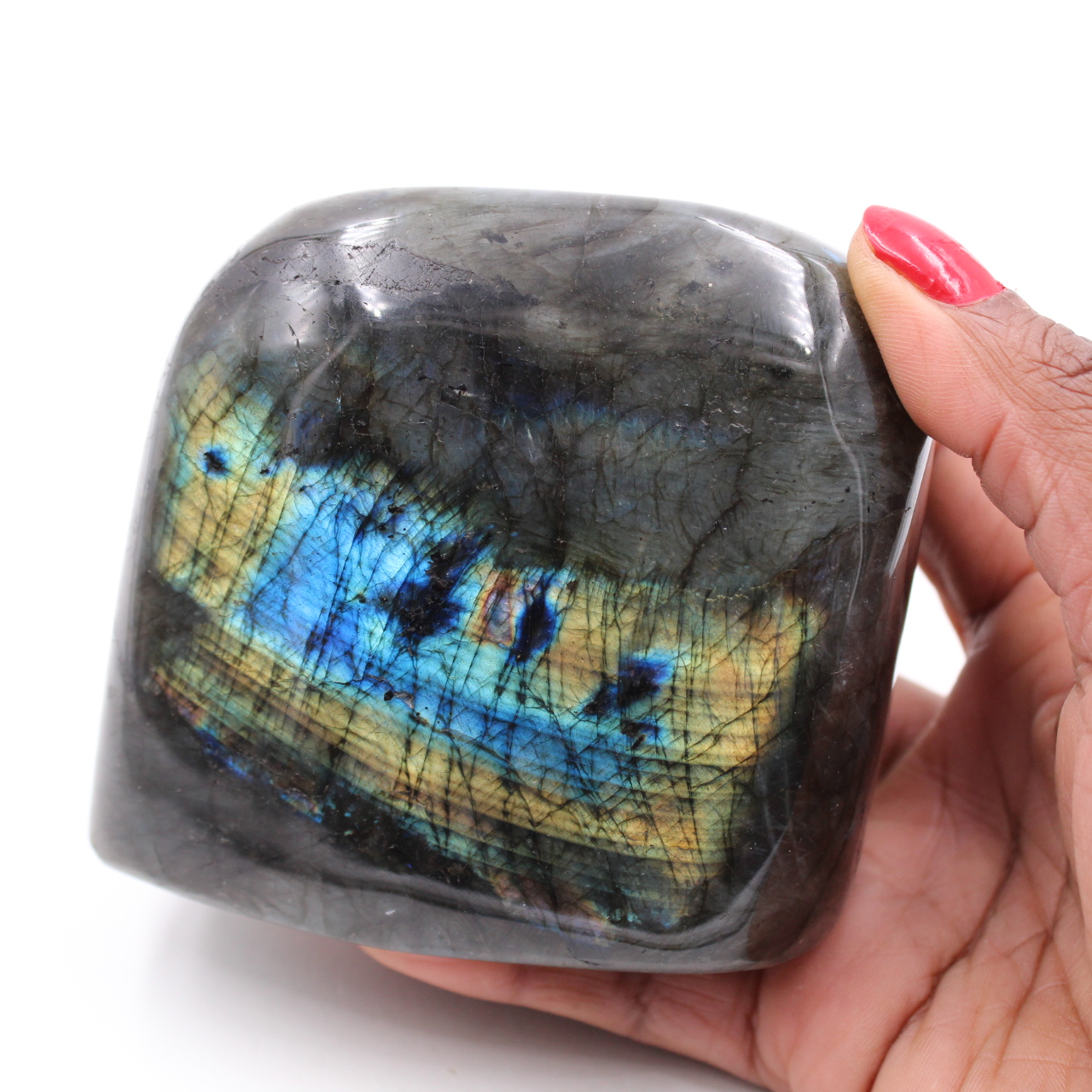 Polished form of Labradorite