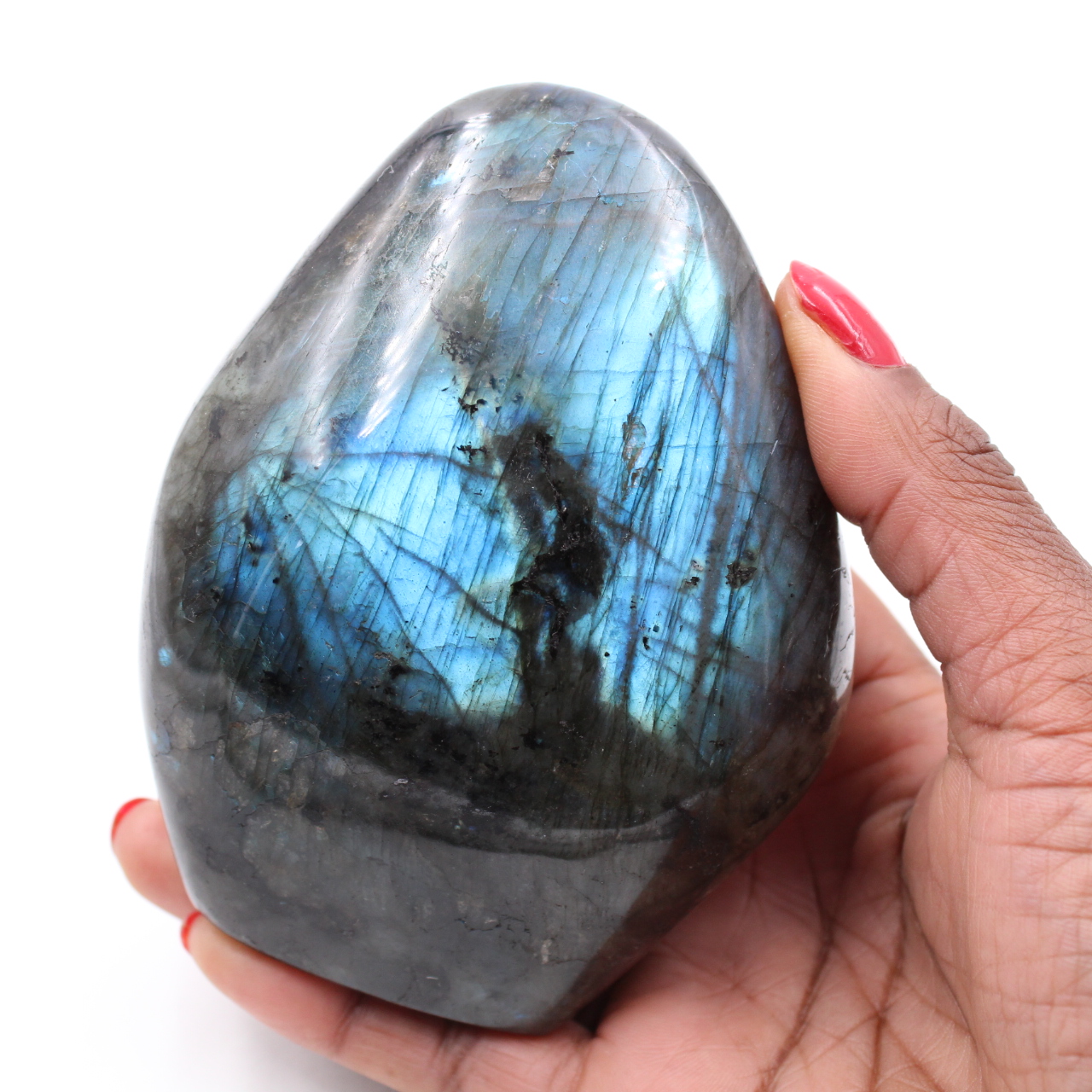 Polished labradorite for decoration