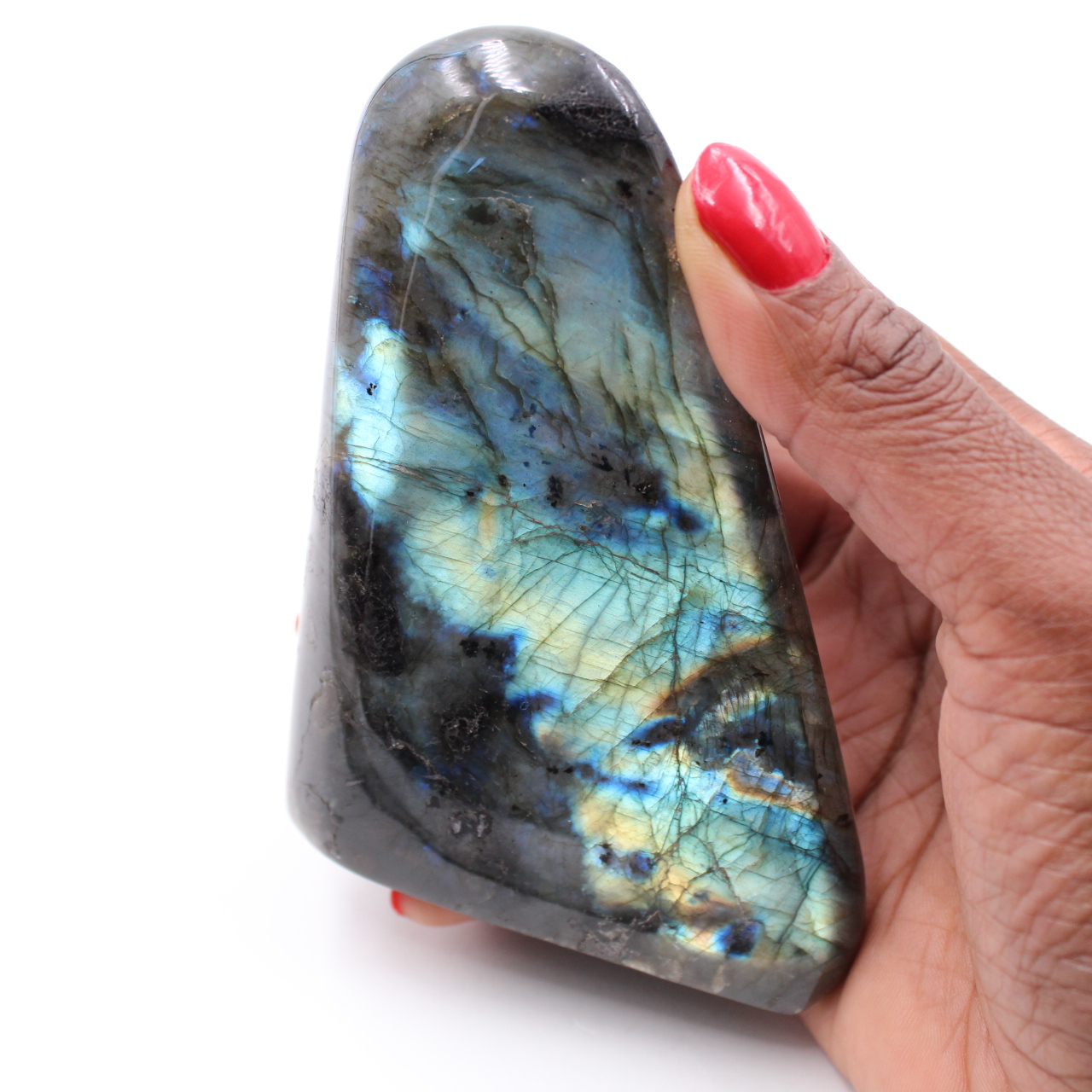 Labradorite block
