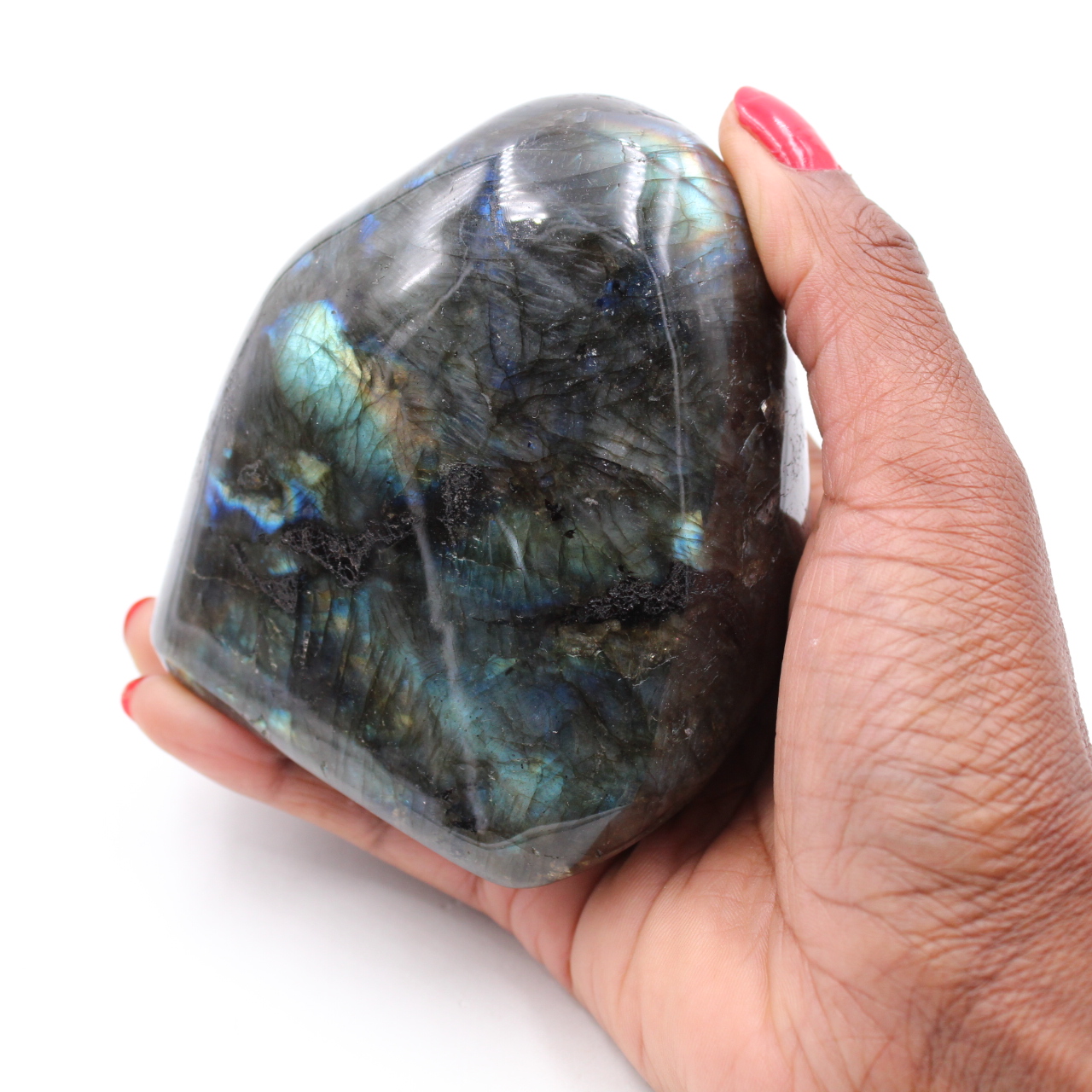 Labradorite block