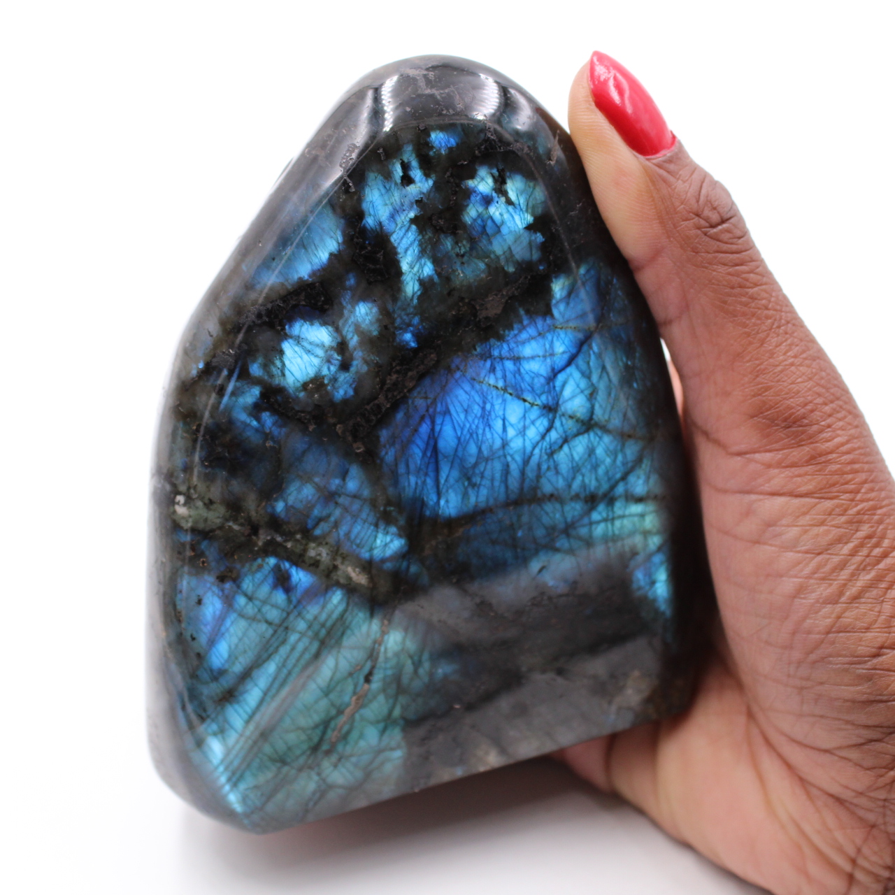 Labradorite laying stone