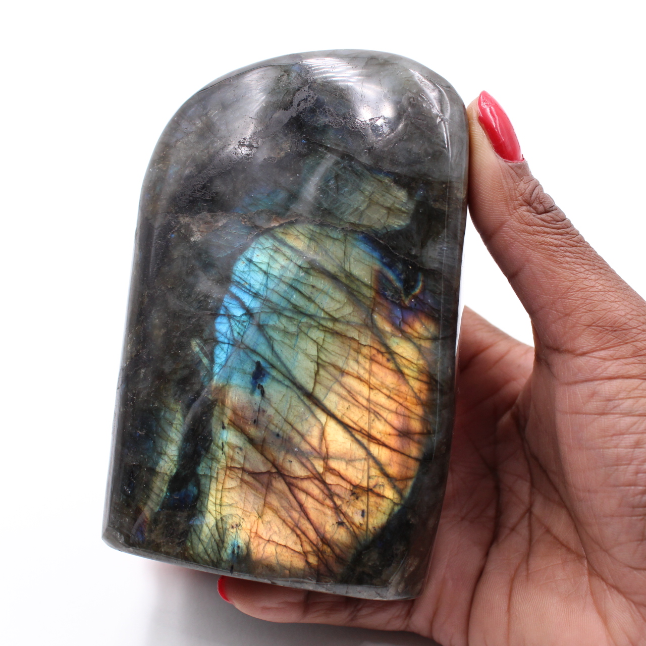 Polished labradorite for decoration