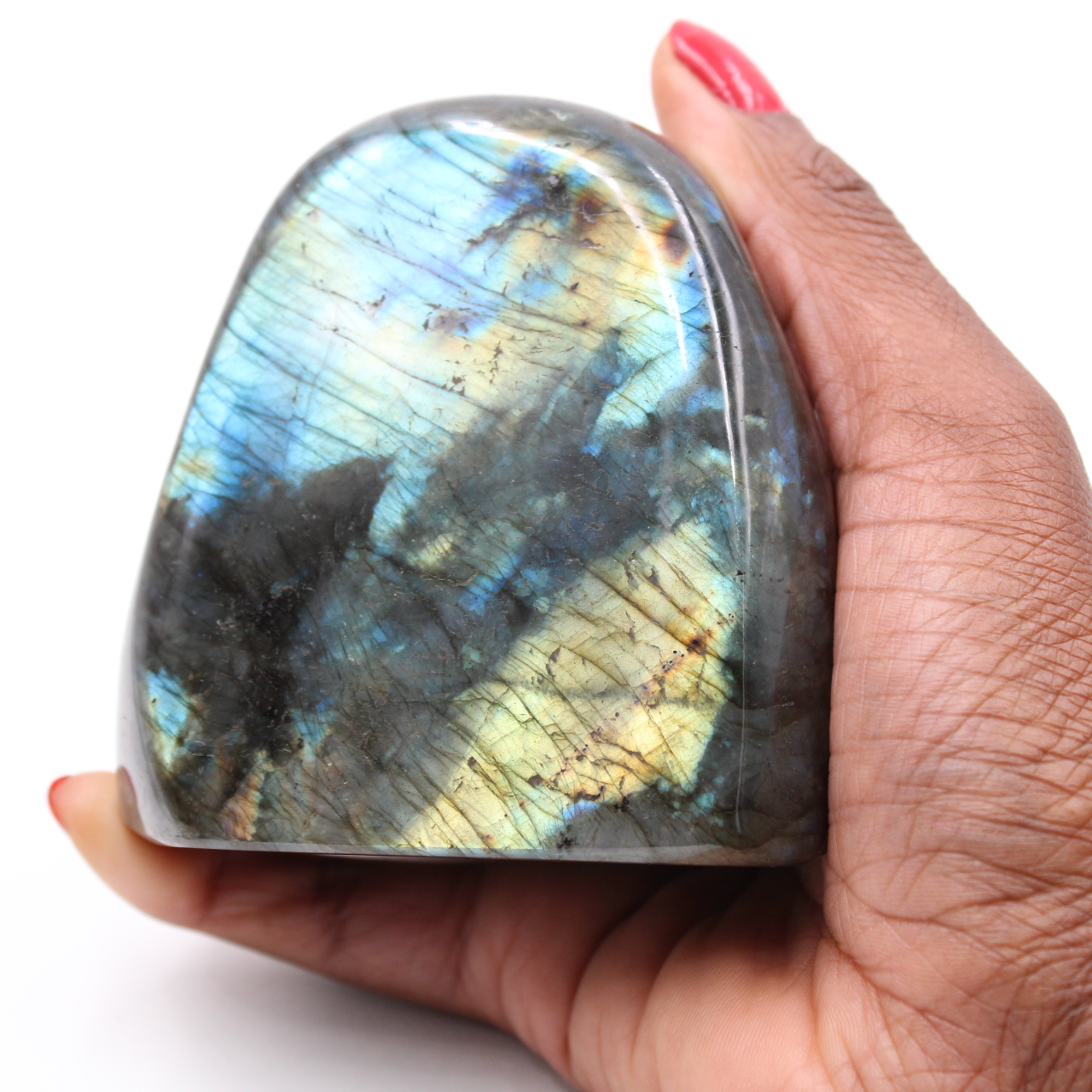 Labradorite laying stone