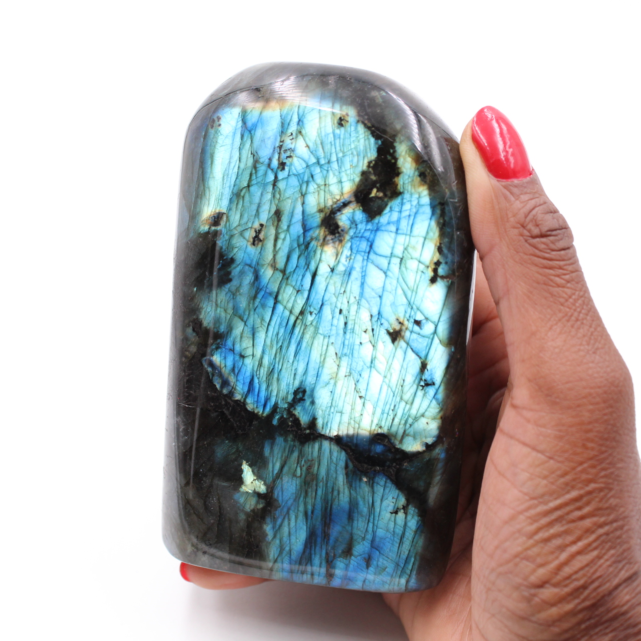 Polished labradorite for decoration