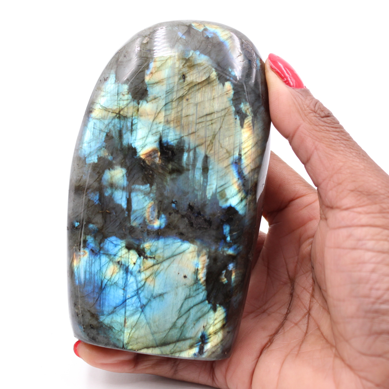 Polished form of Labradorite