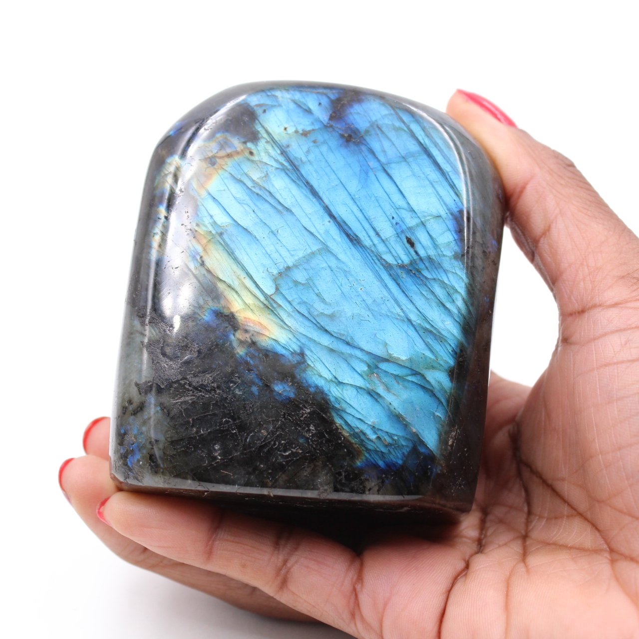 Labradorite laying stone