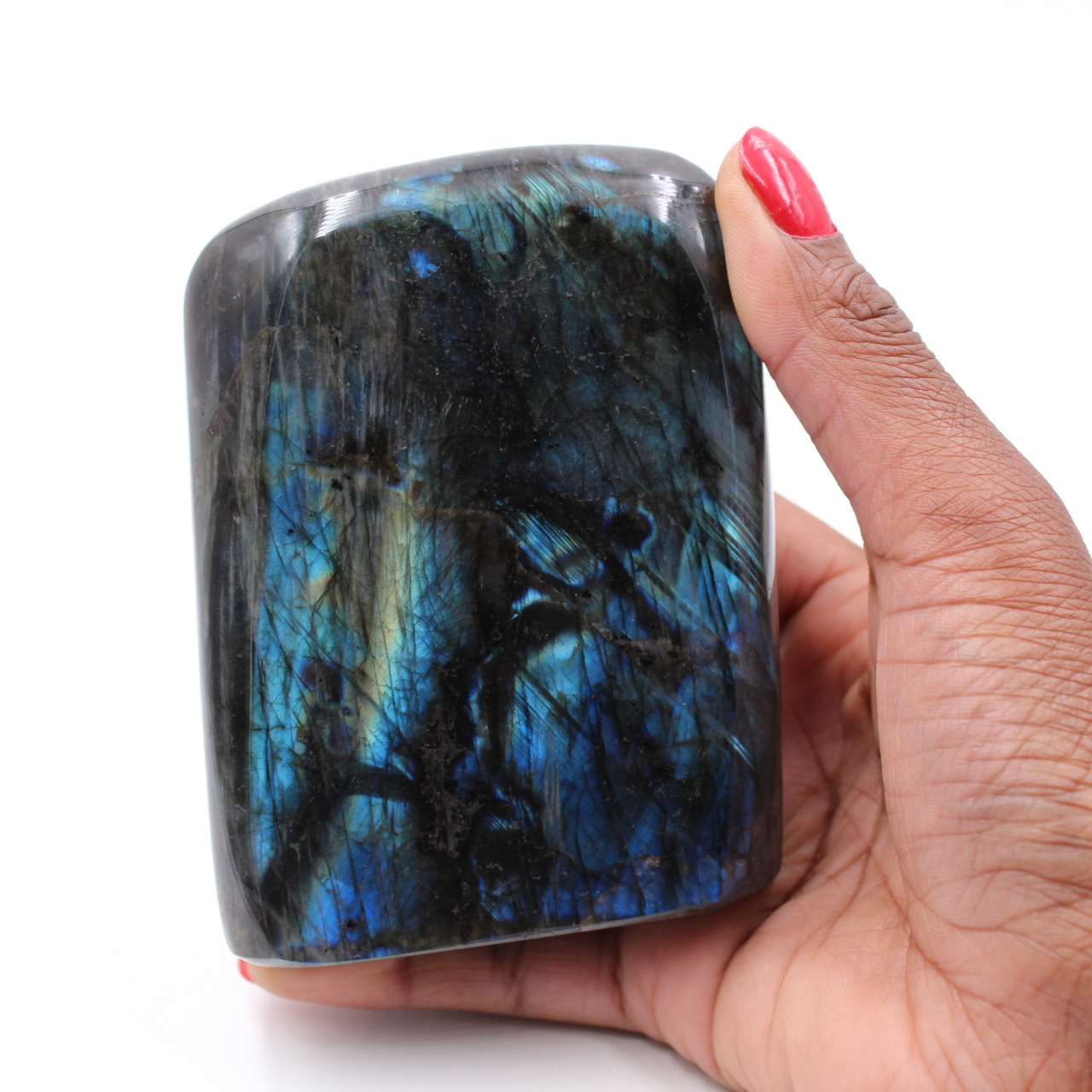Labradorite block