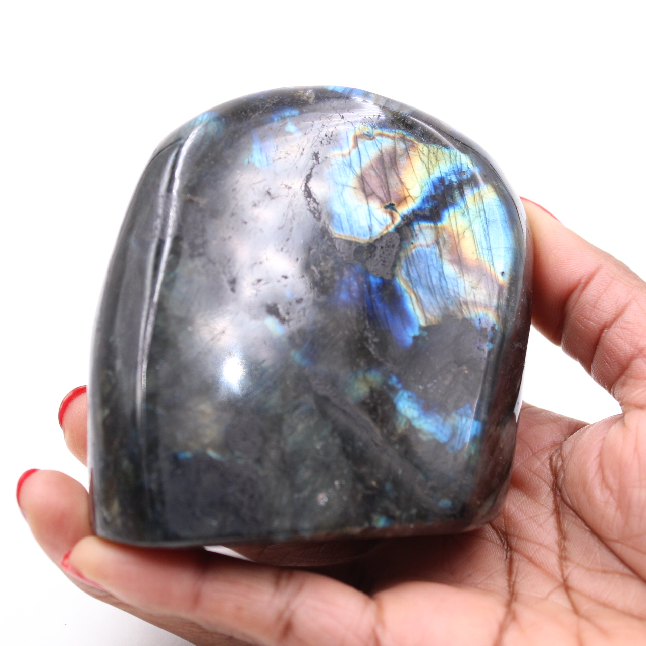 Polished labradorite for decoration