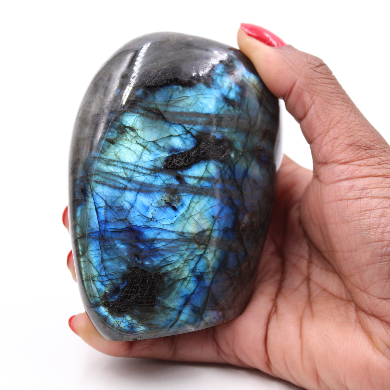 Polished form of Labradorite