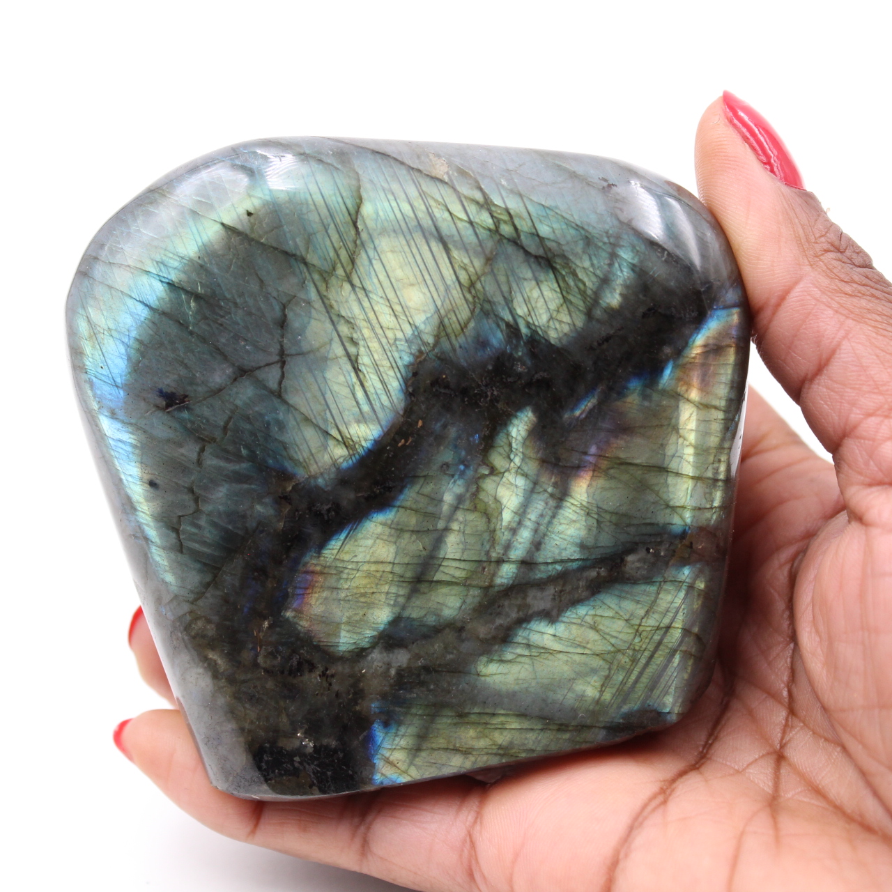 Labradorite block
