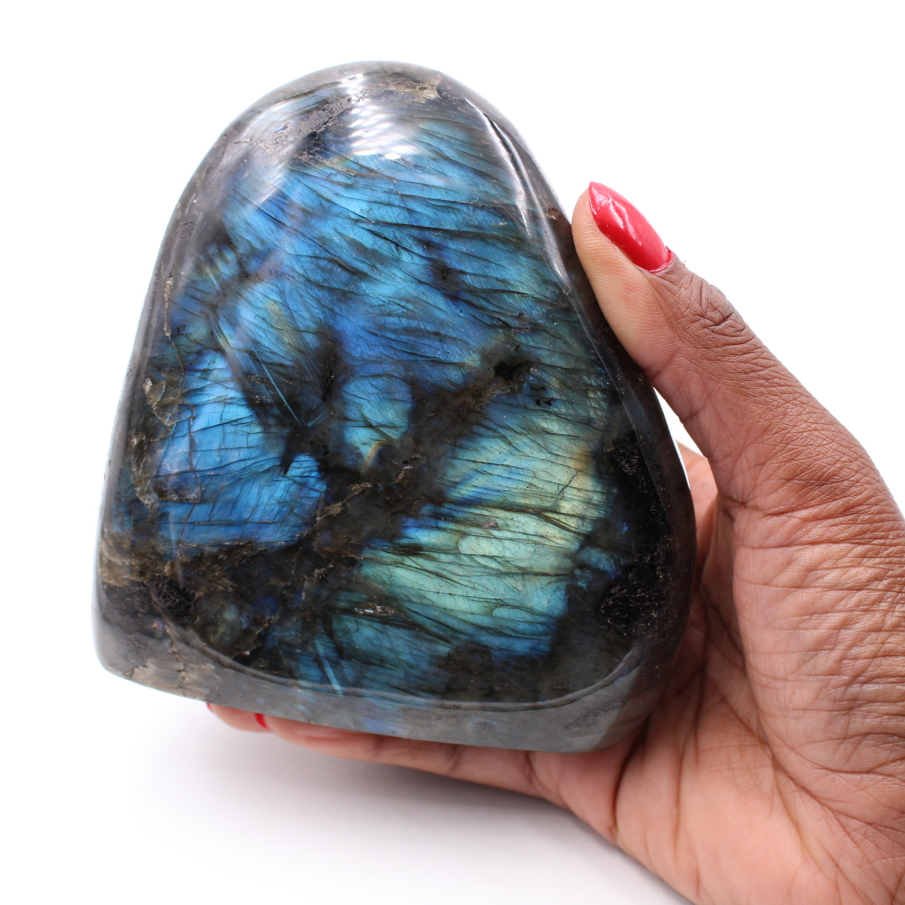 Labradorite block