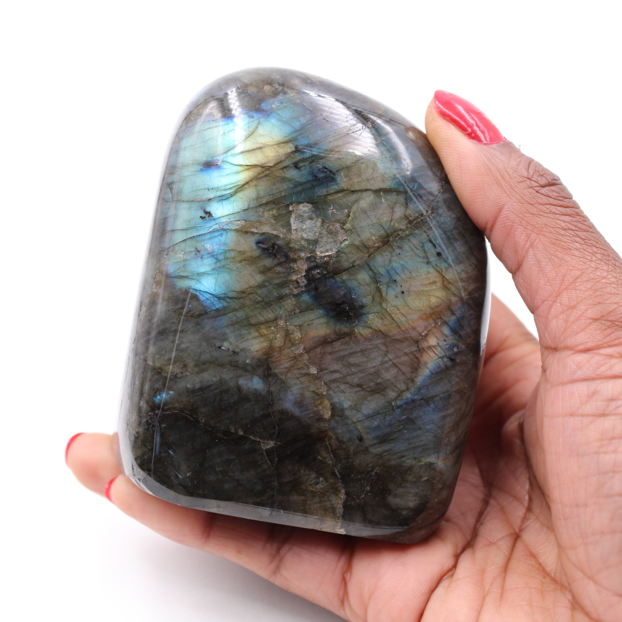 Labradorite laying stone