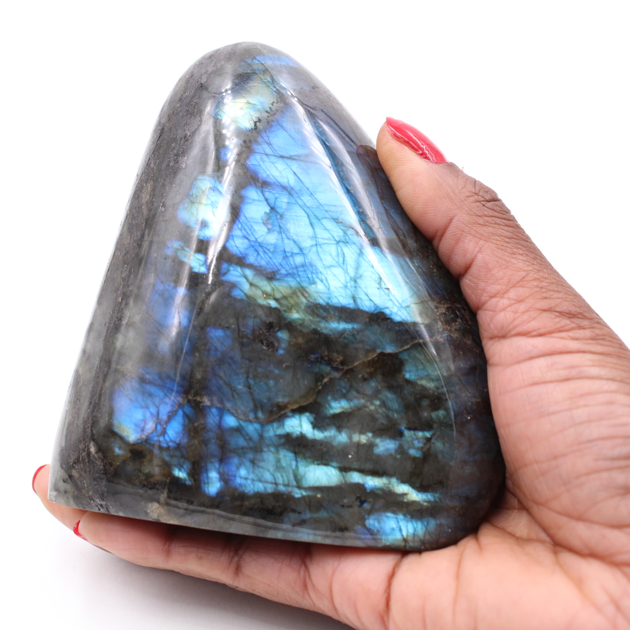 Polished labradorite for ornament