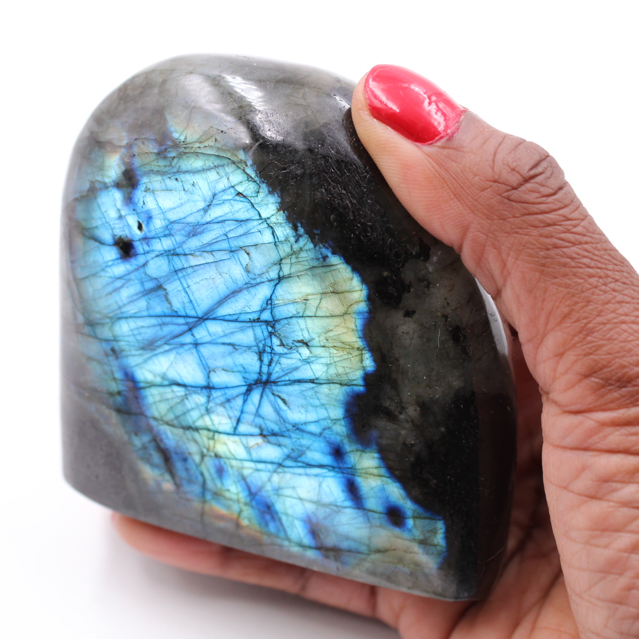 Polished form of Labradorite