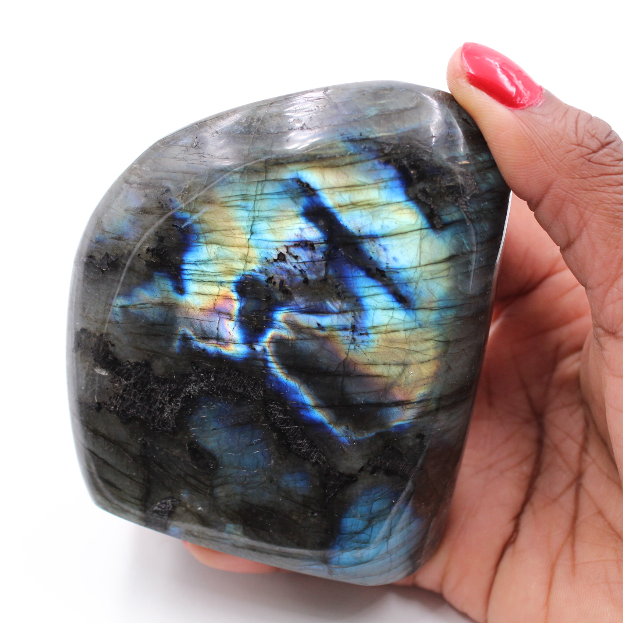 Labradorite laying stone
