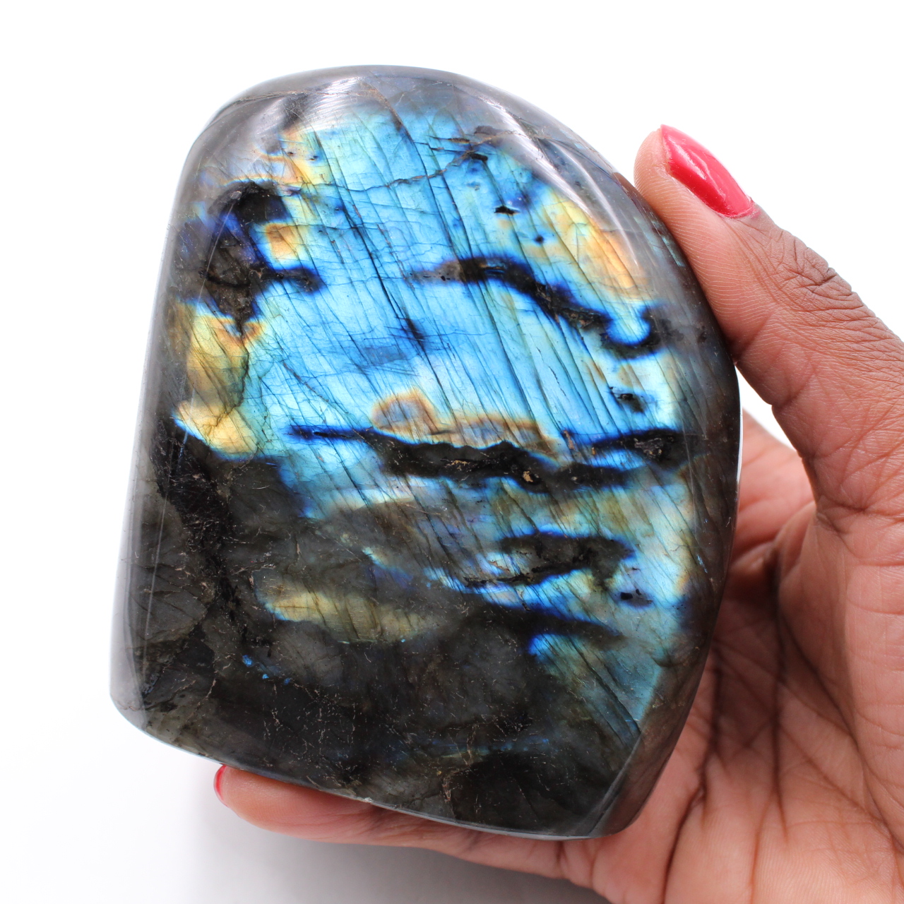 Labradorite block