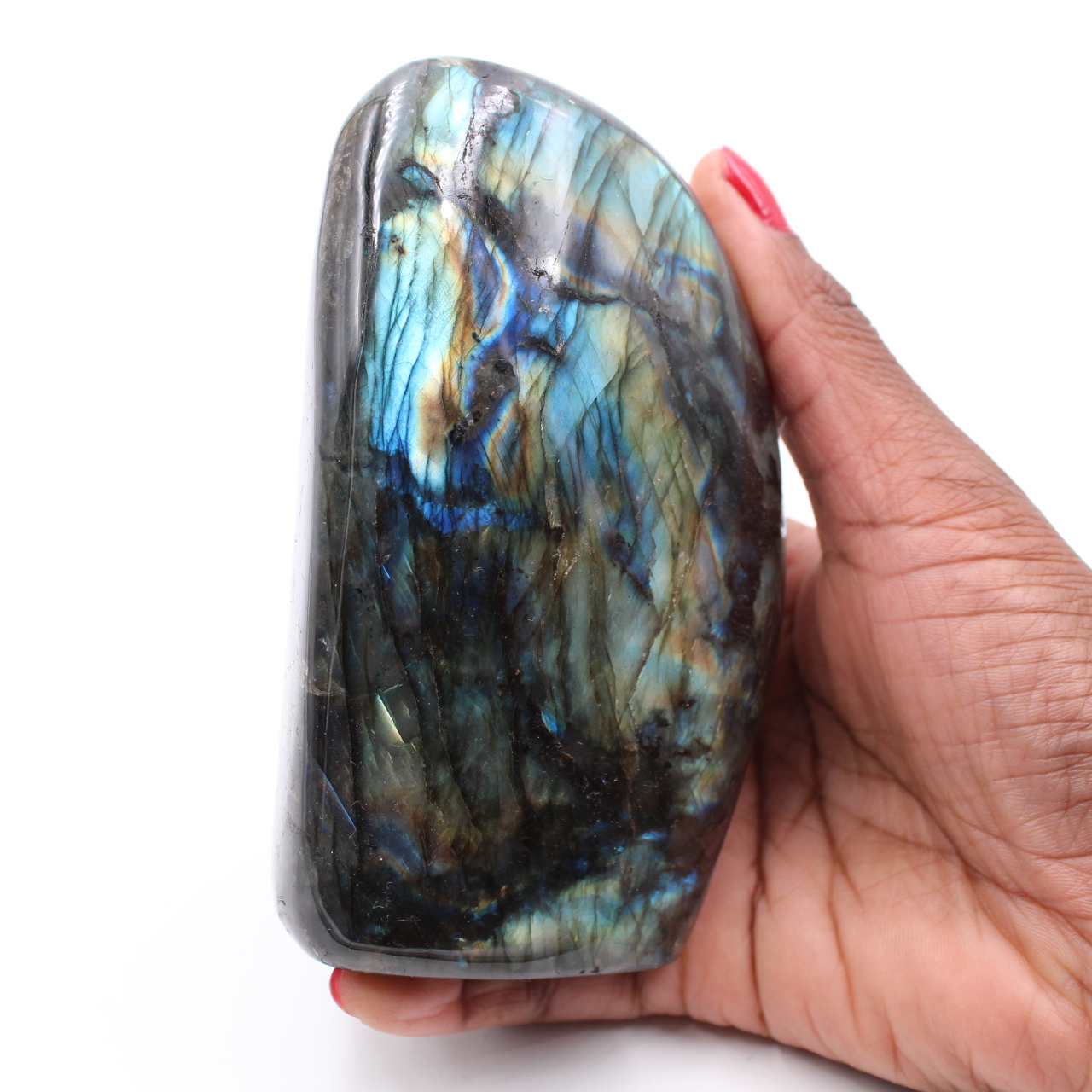 Polished form of Labradorite