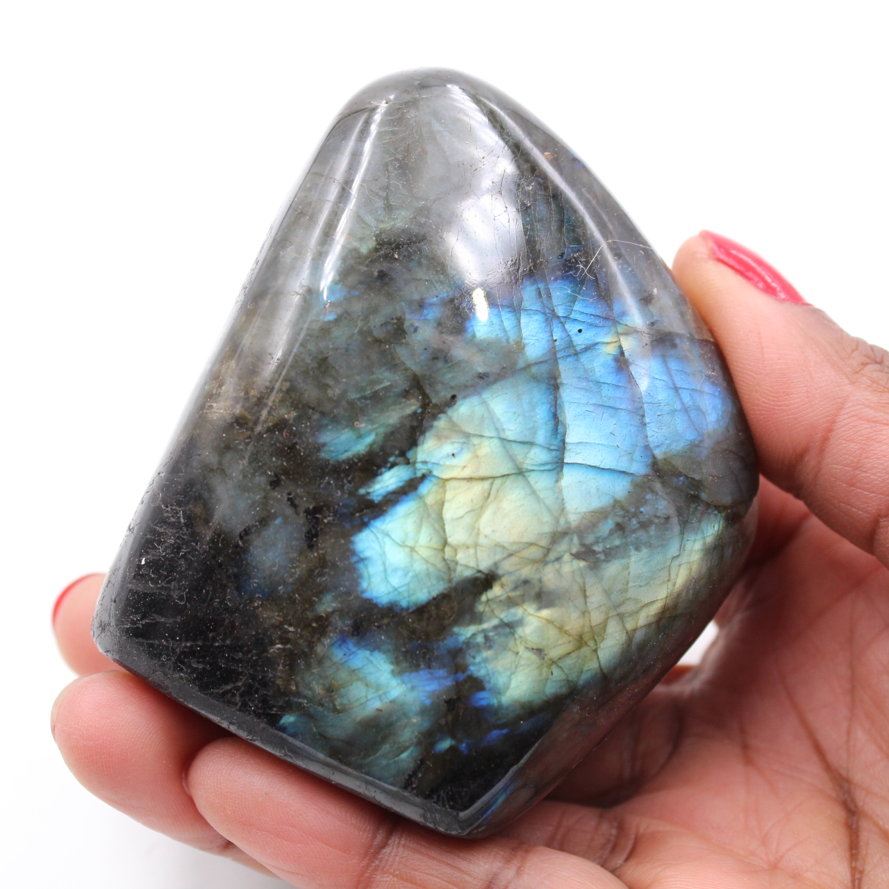 Labradorite laying stone