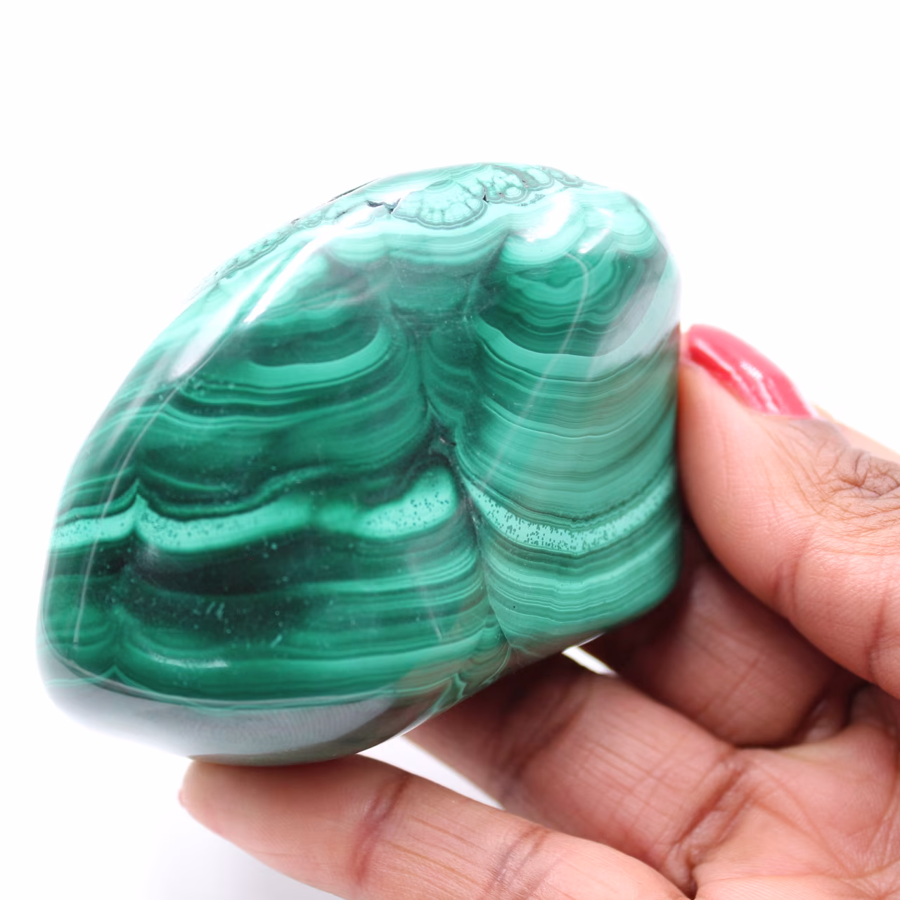 Free form in malachite