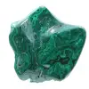 Semi-polished malachite - 0