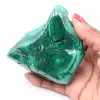 Semi-polished malachite - 0