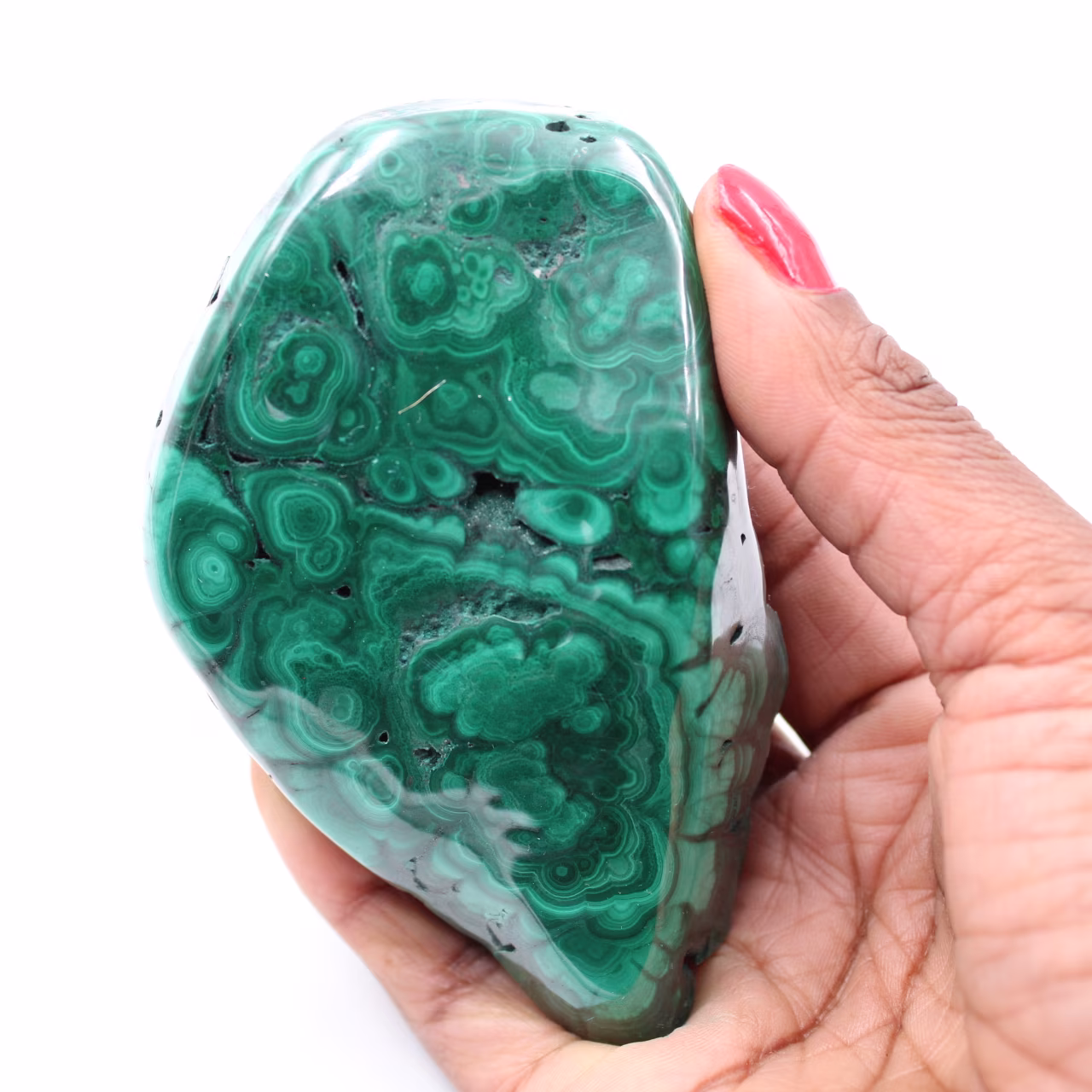 Malachite ornamental stone